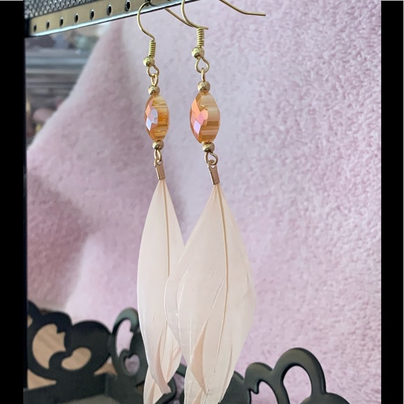 Feather Earrings - Picture 3 of 5